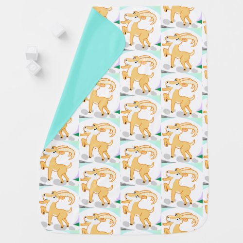 Billy Goats Gruff Baby Blanket