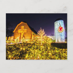 billy graham library charlotte christmas decor cel holiday postcard