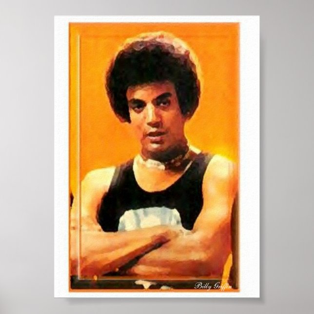 Billy Griffin "RETRO ART" Canvas Painting Poster (Front)
