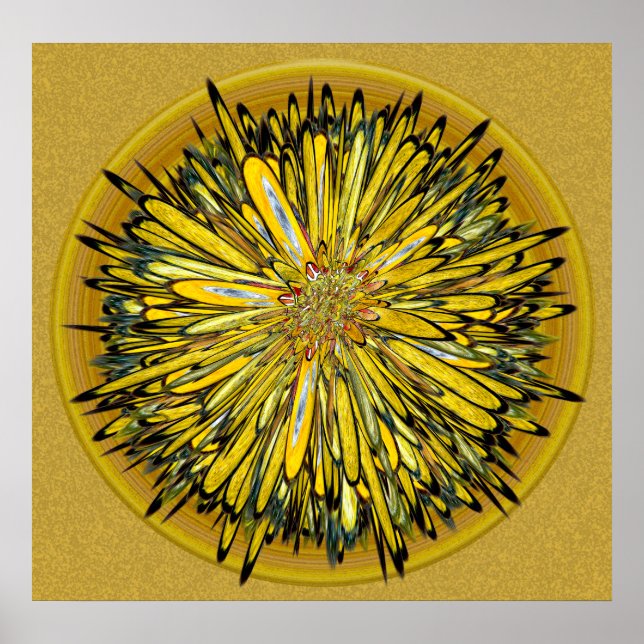 Billy Jean -- Floral Disk Poster (Front)