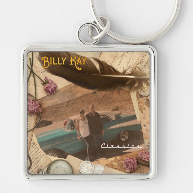 Billy Kay Classics Button Keychain (Front)