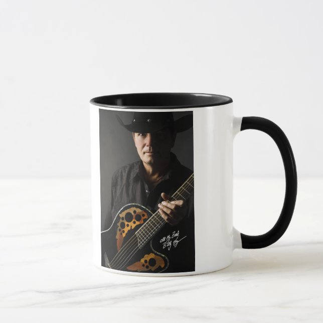 Billy Kay Cowboy Guitar Coffee Mugs (Right)