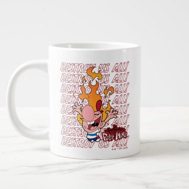 Billy & Mandy - Destroy Us All Giant Coffee Mug (Left)