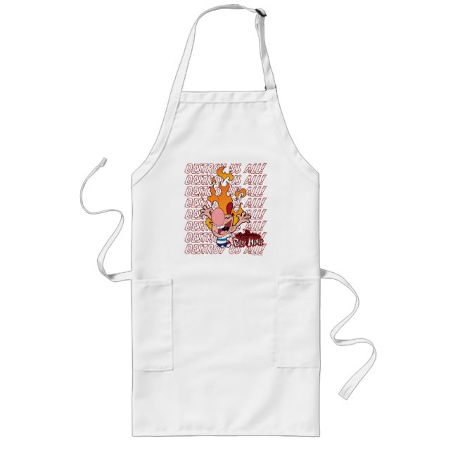 Billy & Mandy - Destroy Us All Long Apron (Front)