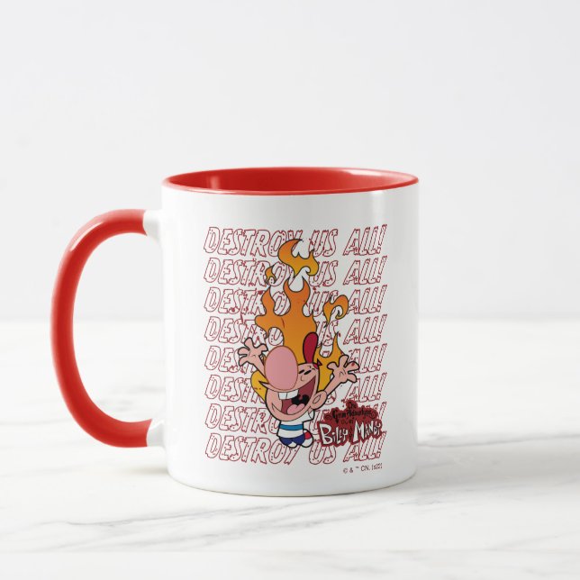 Billy & Mandy - Destroy Us All Mug (Left)
