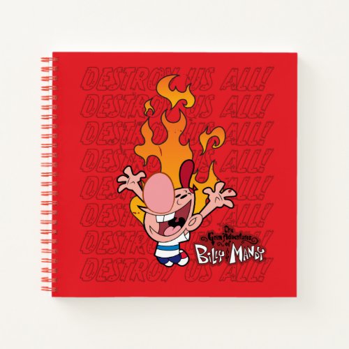 Billy  Mandy _ Destroy Us All Notebook