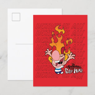 Billy & Mandy - Destroy Us All Postcard