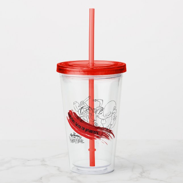 Billy & Mandy - Evolution Takes No Prisoners Acrylic Tumbler (Front)