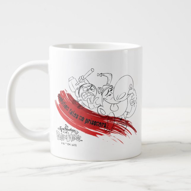 Billy & Mandy - Evolution Takes No Prisoners Giant Coffee Mug (Left)