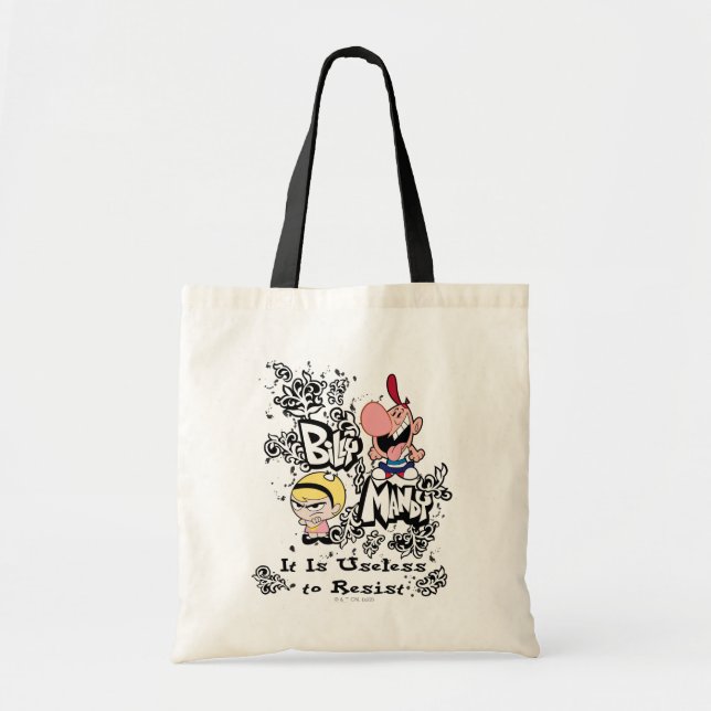 Billy & Mandy - Useless to Resist Tote Bag (Front)
