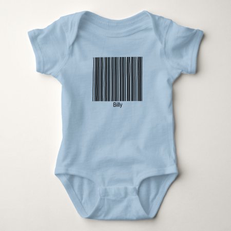 Billy Personalized Functional Barcode Tee