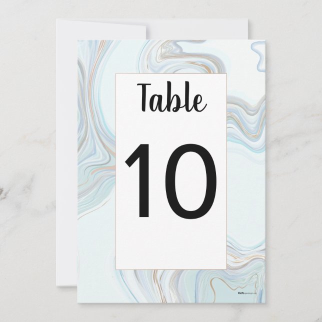 Billy Table Numbers (Front)