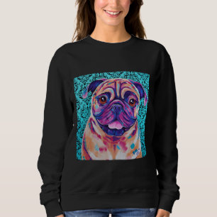 Billy - Tan Pug Dog artwork Premium T-Shirt 145 Sweatshirt