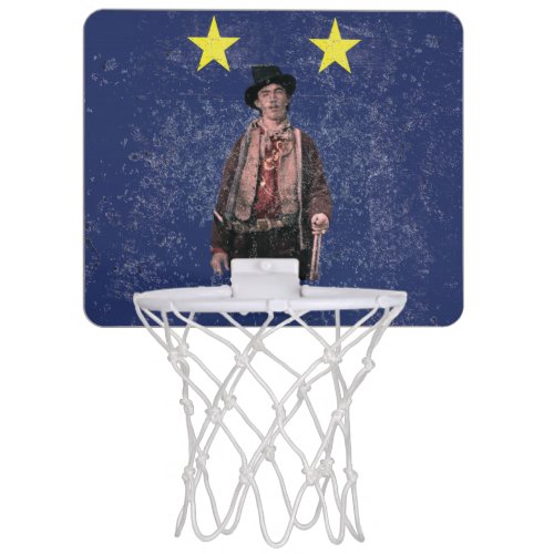 Billy the Kid American Gunfighter Outlaw Old West Mini Basketball Hoop