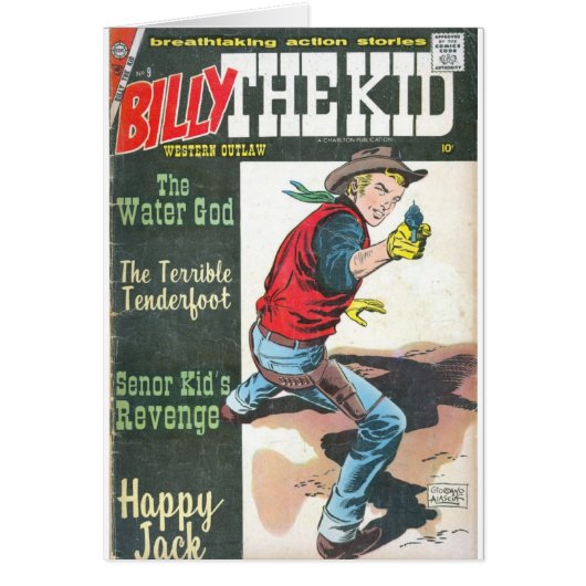 Billy the Kid Cards (Front)