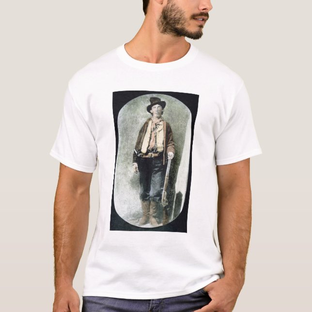 Billy the Kid (coloured engraving) T-Shirt (Front)