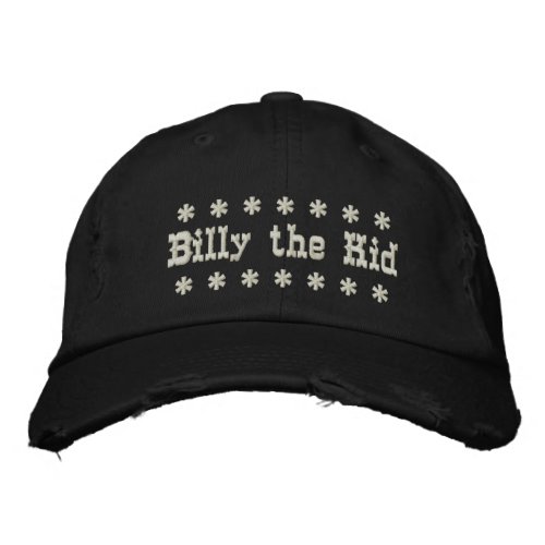 Billy the Kid I Embroidered Hat
