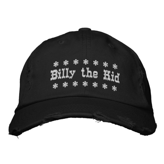 Billy the Kid I Embroidered Hat (Front)