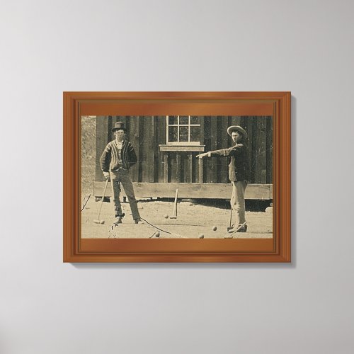 Billy The Kid New Evidence Photo Canvas Print