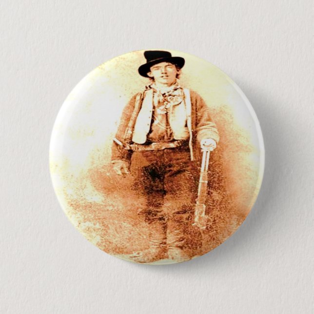 Billy the Kid Pinback Button (Front)