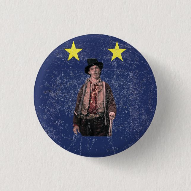 Billy the Kid Pinback Button (Front)