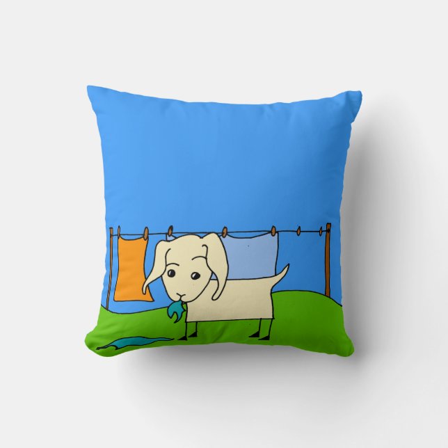Billy Throw Pillow (Front)