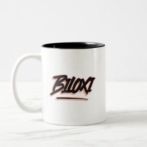 Biloxi Graffiti Style  Two_Tone Coffee Mug