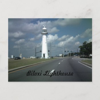 Biloxi Lighthouse Postcard by BiloxiLighthouse at Zazzle