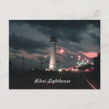 Biloxi Lighthouse Postcard by BiloxiLighthouse at Zazzle