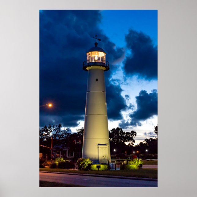 Biloxi Lighthouse Poster 20x30 (Front)
