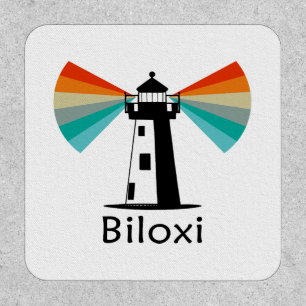 Biloxi Mississippi Lighthouse Rainbow Patch