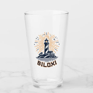 Biloxi Mississippi Lighthouse Sunrise Glass