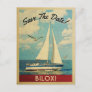 Biloxi Save The Date Sailboat Nautical Announcement Postcard
