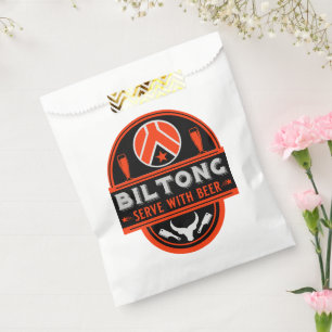 Biltong And Beer Favor Bag