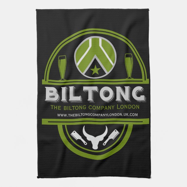 Biltong Makers And Sellers Kitchen Towel (Vertical)