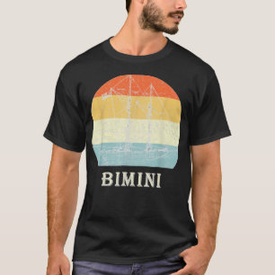 Bimini Bahamas Vintage Retro Sailboat Vacation T-Shirt