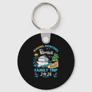 Bimini Family Trip 2026 Making Memories Vacation Keychain