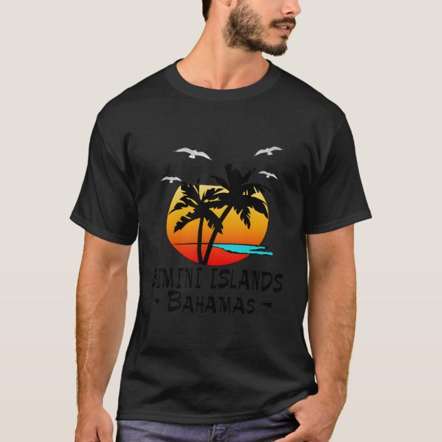 Bimini Islands Bahamas Fishing T-Shirt (Front)