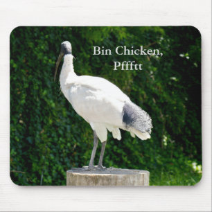 Bin Chicken Pfftt (Ibis) Mousepad