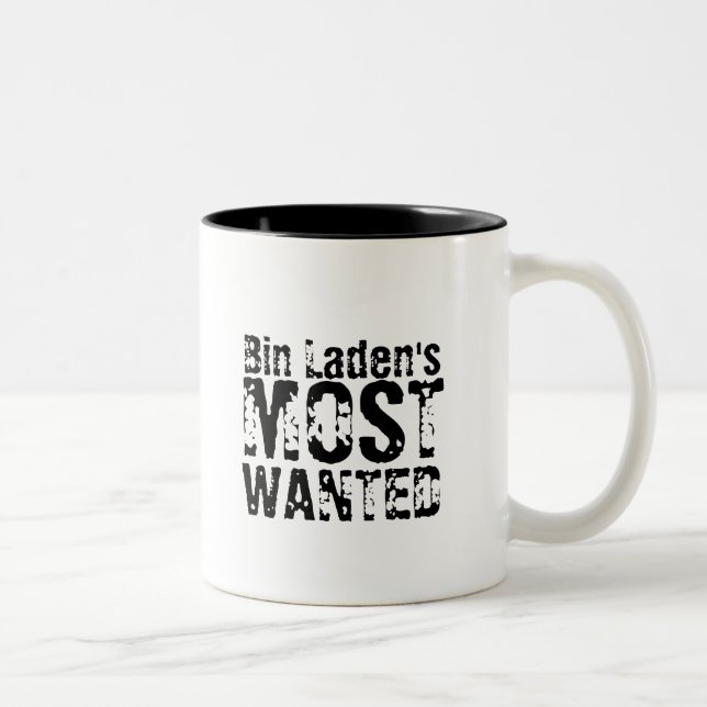 "Bin Laden's MOST WANTED" Mug (Right)