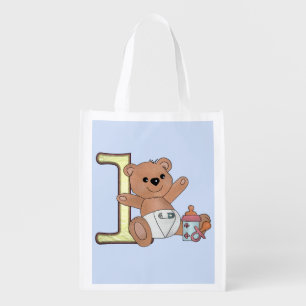 Bin One with Teddy Grocery Bag