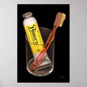 Binaca Toothpaste Poster
