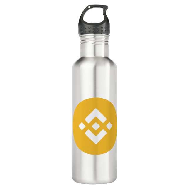 Binance BNB Stainless Steel Water Bottle (Front)