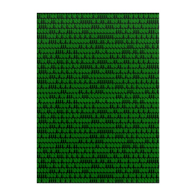 Binary Acrylic Print (Front)