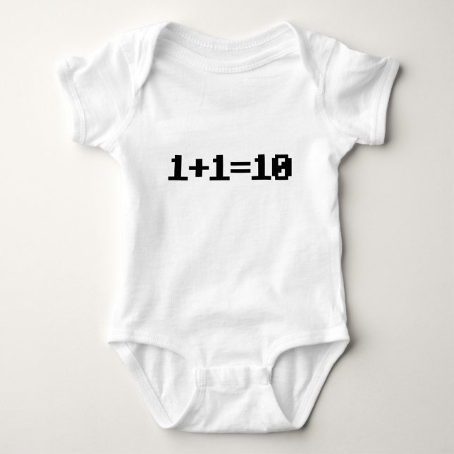 Binary Baby Bodysuit (Front)