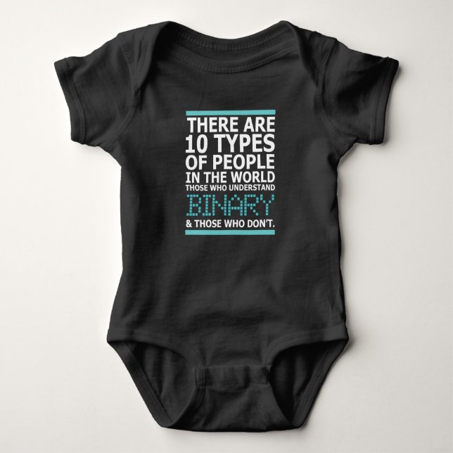 Binary Baby Bodysuit (Front)