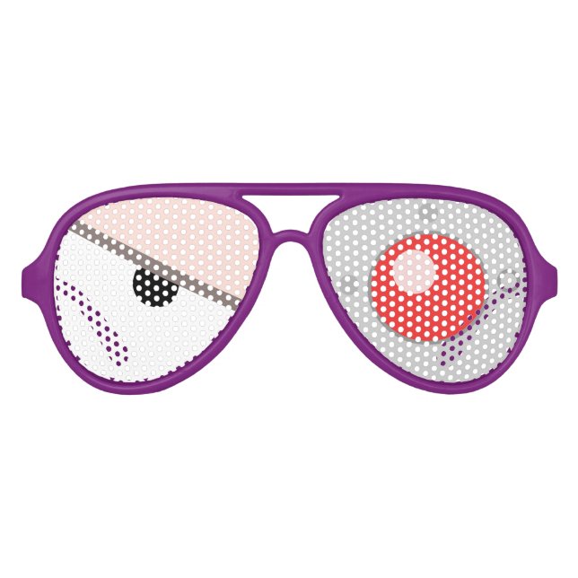 Binary Bard Party Glasses (Front)