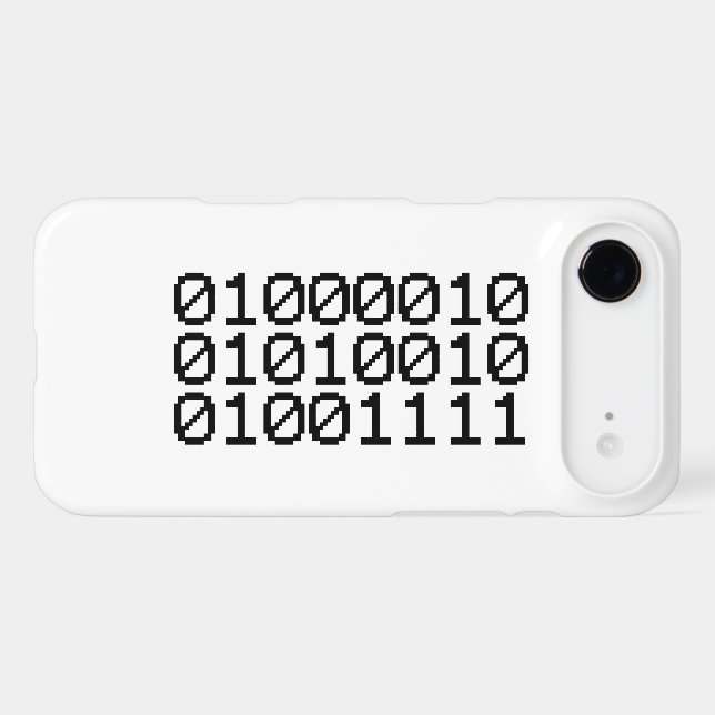 BINARY BRO Case-Mate iPhone CASE (Back (Horizontal))