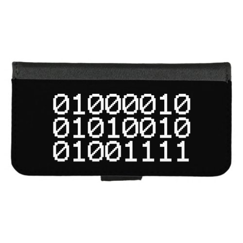 BINARY BRO iPhone 87 WALLET CASE