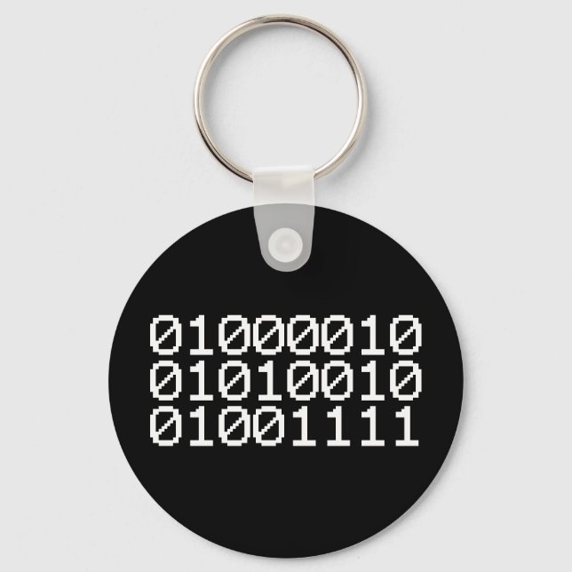 BINARY BRO KEYCHAIN (Front)